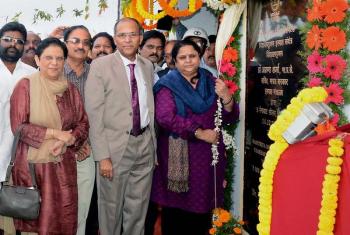  Union steel secretary Aruna Sharma inaugurates solar plant in Visakhapatnam